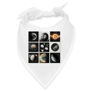Jenseits des Gewöhnlichen: Eine Sammlung von Außerirdischen - Bandana - Weiß - Vorne