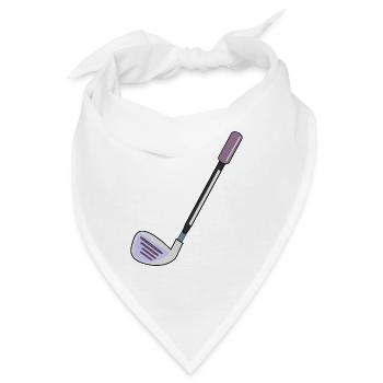 GOLFSCHLÄGER GOLFSPIELEN - Bandana - Weiß - Vorne