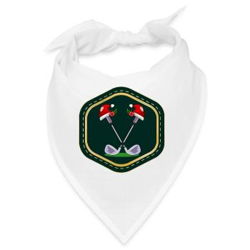 WEIHNACHTSGESCHENKE GOLFSPORT - Bandana - Weiß - Vorne