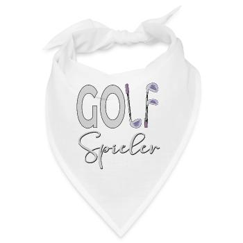 GOLFSPIELER GOLFSCHLÄGER - Bandana - Weiß - Vorne