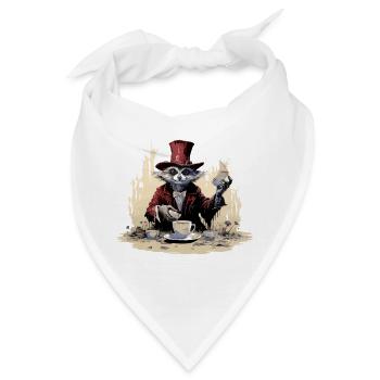 Der Koffein-Magier - Bandana - Weiß - Vorne