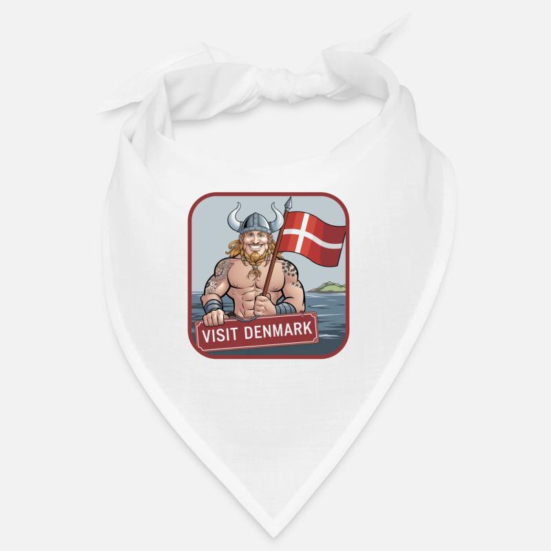 Visit Denmark Wikinger Dannebrog Dänemark Urlaub Bandana