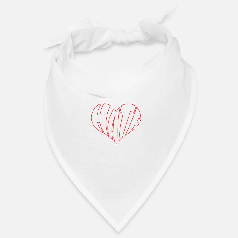 No Hate Dislike Stop Hate Anti Hate Bandana