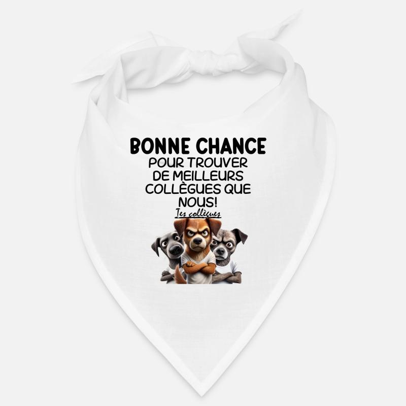 Trio de chiens mécontent cartoon Bandana