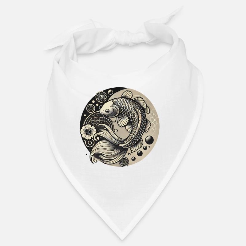 Koi Fish Harmony Design Bandana