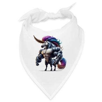 Super Einhorn - Bandana - Weiß - Vorne