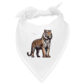 Tiger - Bandana - Weiß - Vorne