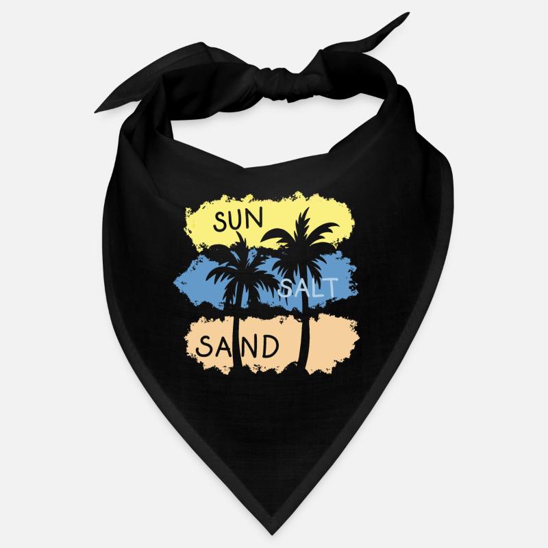 Soleil, sel, sable, vacances, bains de mer Bandana