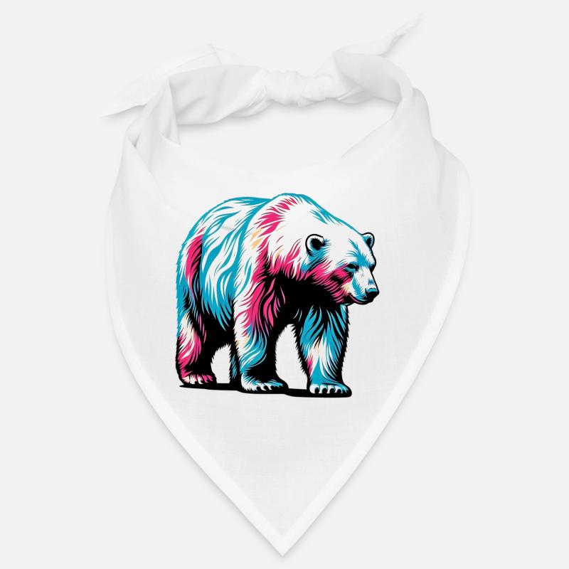 Ours blanc Bandana