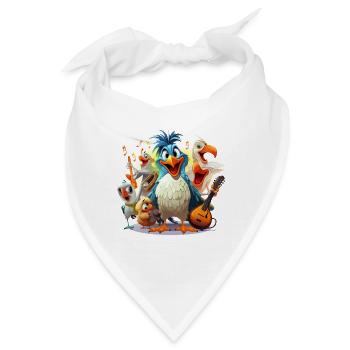 Der urkomische Maestro - Bandana - Weiß - Vorne