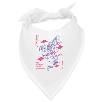 Courage – Phönix der Wiedergeburt - Bandana - Weiß - Vorne