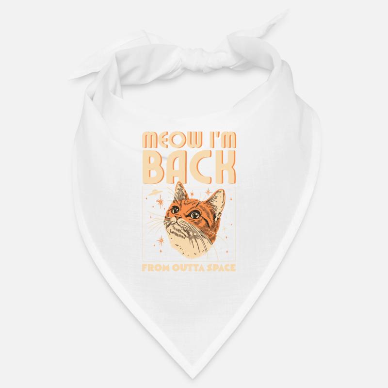 Meow I'm Back - Bandana - white