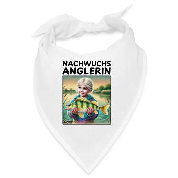 Nachwuchs Anglerin - Bandana - Weiß - Vorne