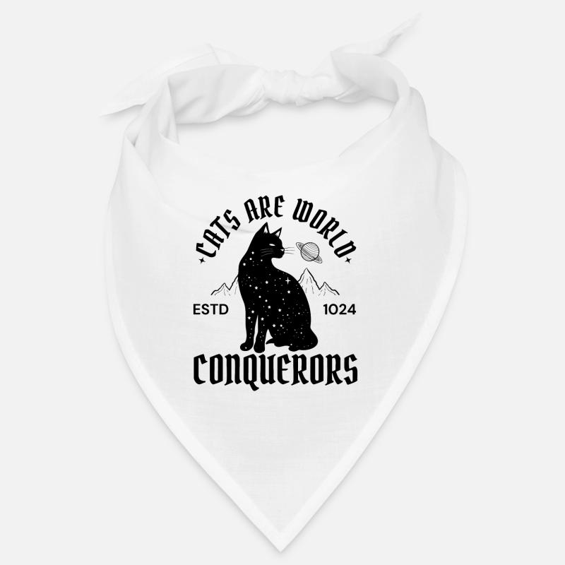Black Cat Conqueror - Mystical Cat Theme Bandana