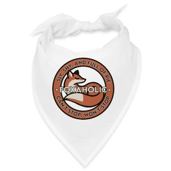 Foxaholic - Bandana - Weiß - Vorne
