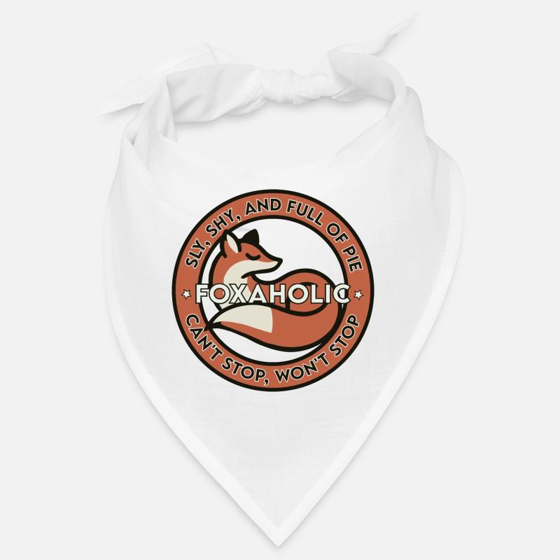 Foxaholic - Bandana - Weiß