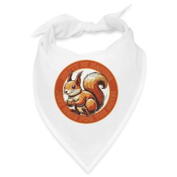 Just Here for the Nuts! - Bandana - Weiß - Vorne