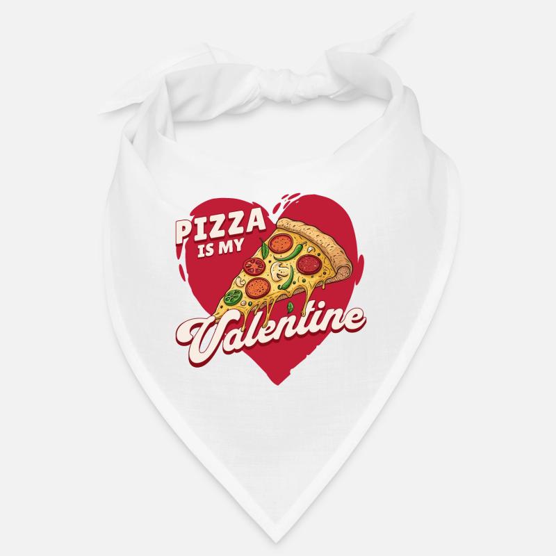 Pizza is my Valentine – Drôle de Saint-Valentin Bandana