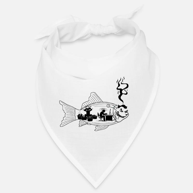the fish stinks from the head Bandana