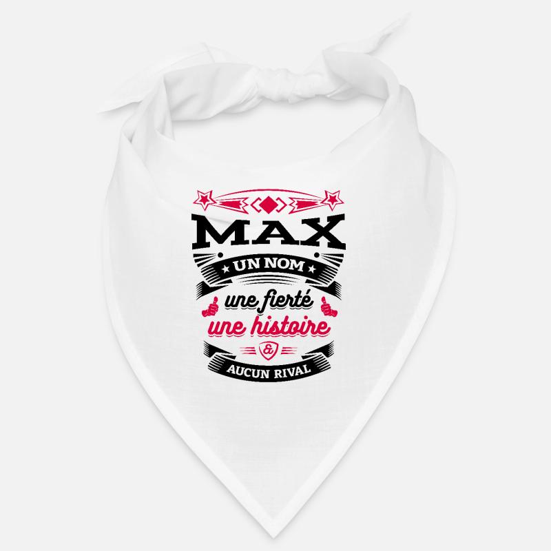 MAX UN NOM UNE FIERTÉ AUCUN RIVAL Bandana