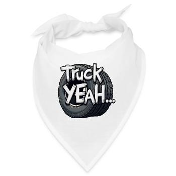 Truck Yeah! - Bandana - Weiß - Vorne