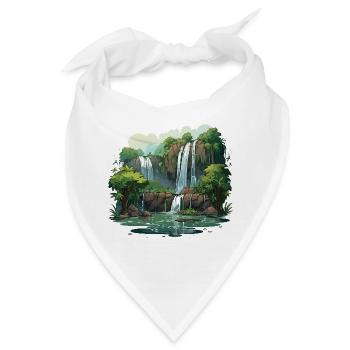 Wasserfall-Wanderung - Bandana - Weiß - Vorne