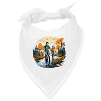 Pedale des Miteinanders - Bandana - Weiß - Vorne