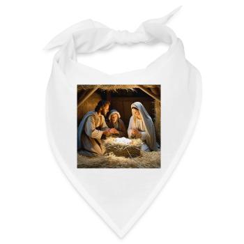 katholisch, jesus christus, messe, christlich - Bandana - Weiß - Vorne