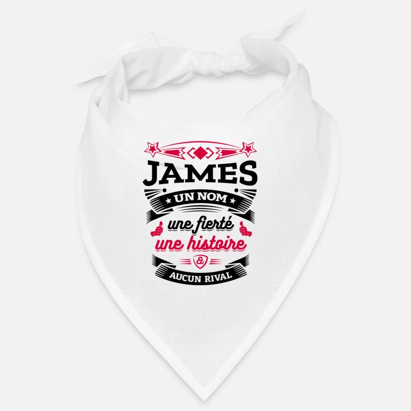 JAMES UN NOM UNE FIERTÉ AUCUN RIVAL Bandana