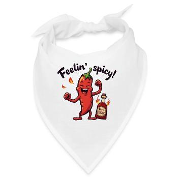 Feelin' Spicy Pepper - Bandana - Weiß - Vorne