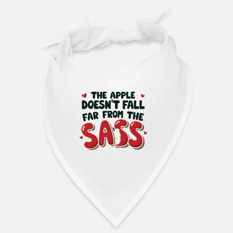 La pomme ne tombe pas loin de l’insolence - Bandana - blanc