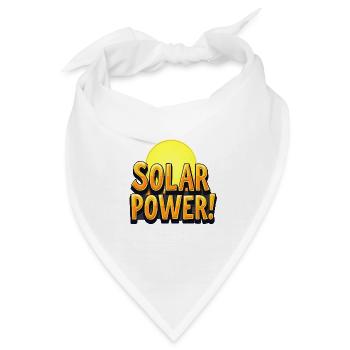 Solar Power! - Bandana - Weiß - Vorne