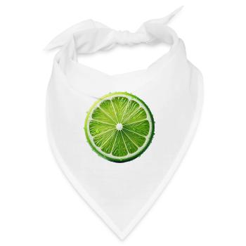 Limette - Bandana - Weiß - Vorne