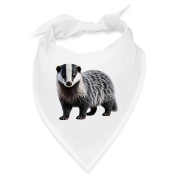 Dachs - Bandana - Weiß - Vorne