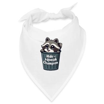 Hide and Squeak Champion - Bandana - Weiß - Vorne