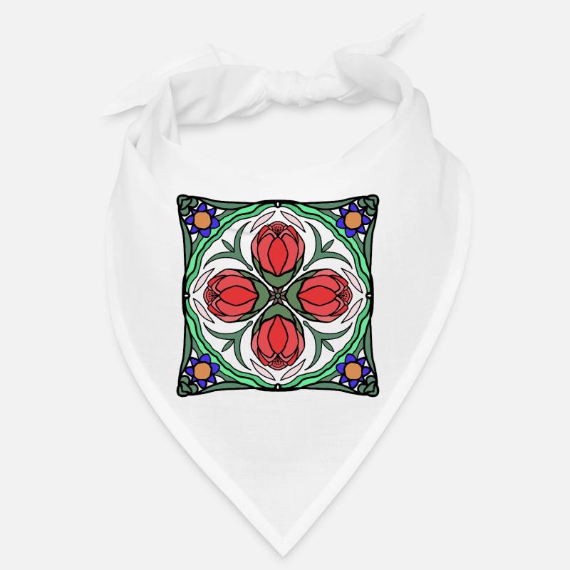 Mandala Art Déco Fleur Bandana