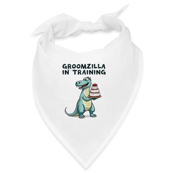 Groomzilla in Training - Bandana - Weiß - Vorne