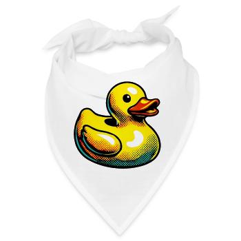 Ente Ente Ente Ente Ente - Bandana - Weiß - Vorne