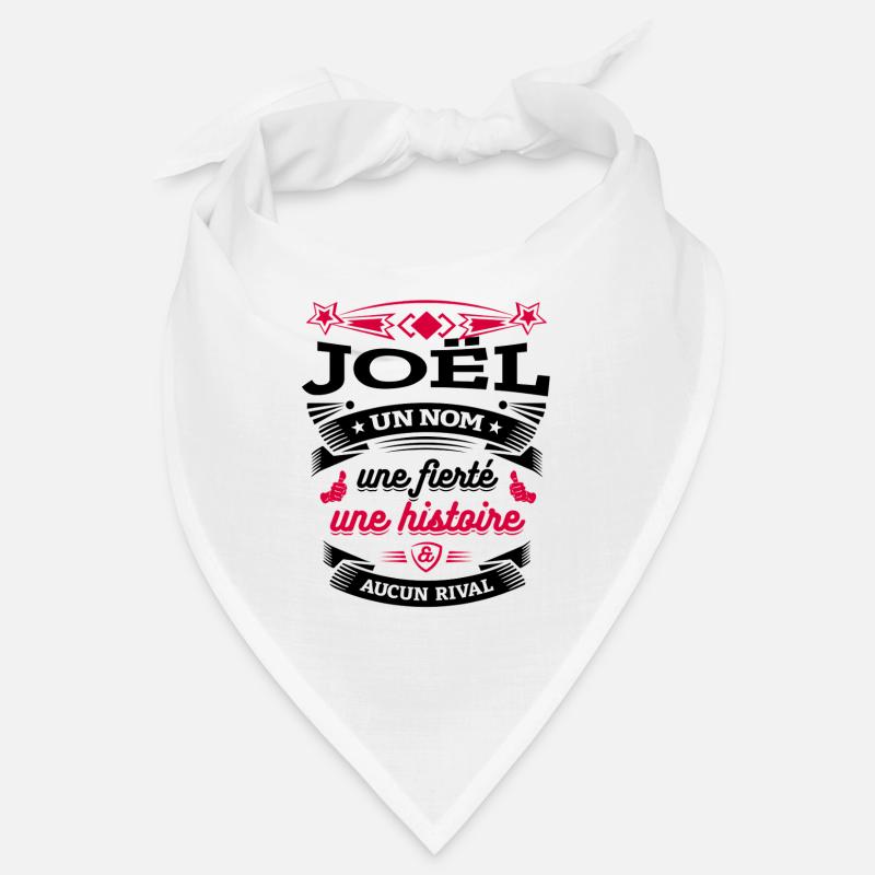 JOËL UN NOM UNE FIERTÉ AUCUN RIVAL Bandana