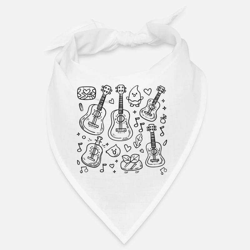 Ukulele Comic-Stil Bandana