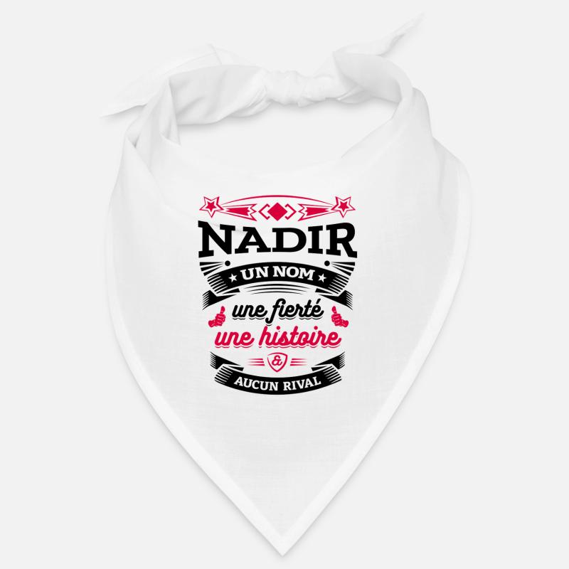 NADIR UN NOM UNE FIERTÉ AUCUN RIVAL Bandana