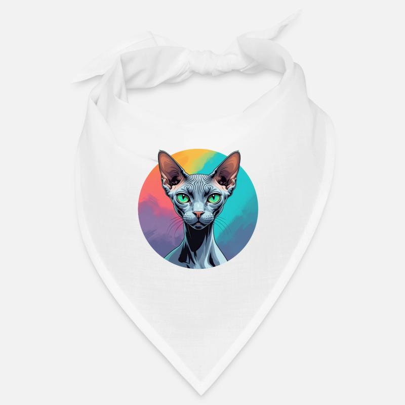 Chat Sphynx Bandana