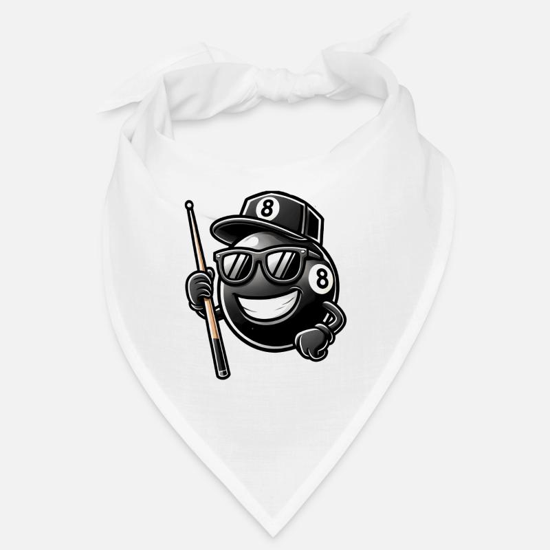 Cooles Billard 8-Ball Design Bandana
