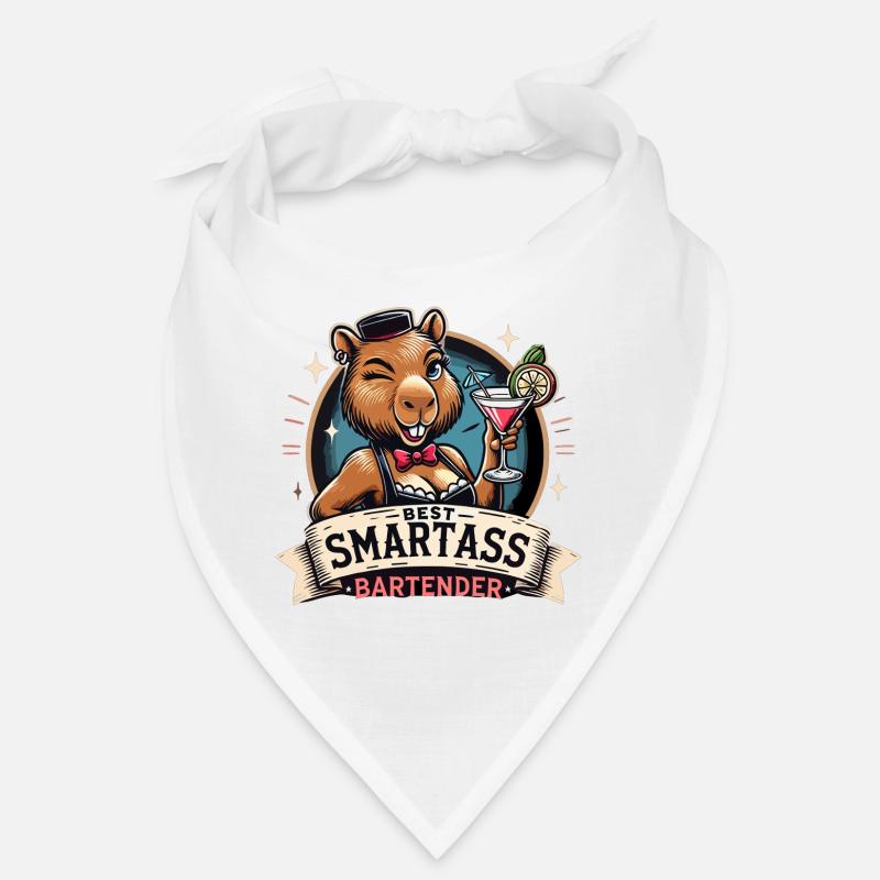 Barman Barmaid Capybara Capy Gift Bandana