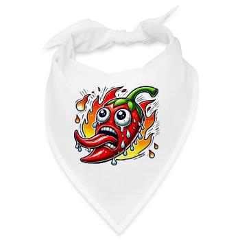 Ultra Scharfe Chili - Bandana - Weiß - Vorne