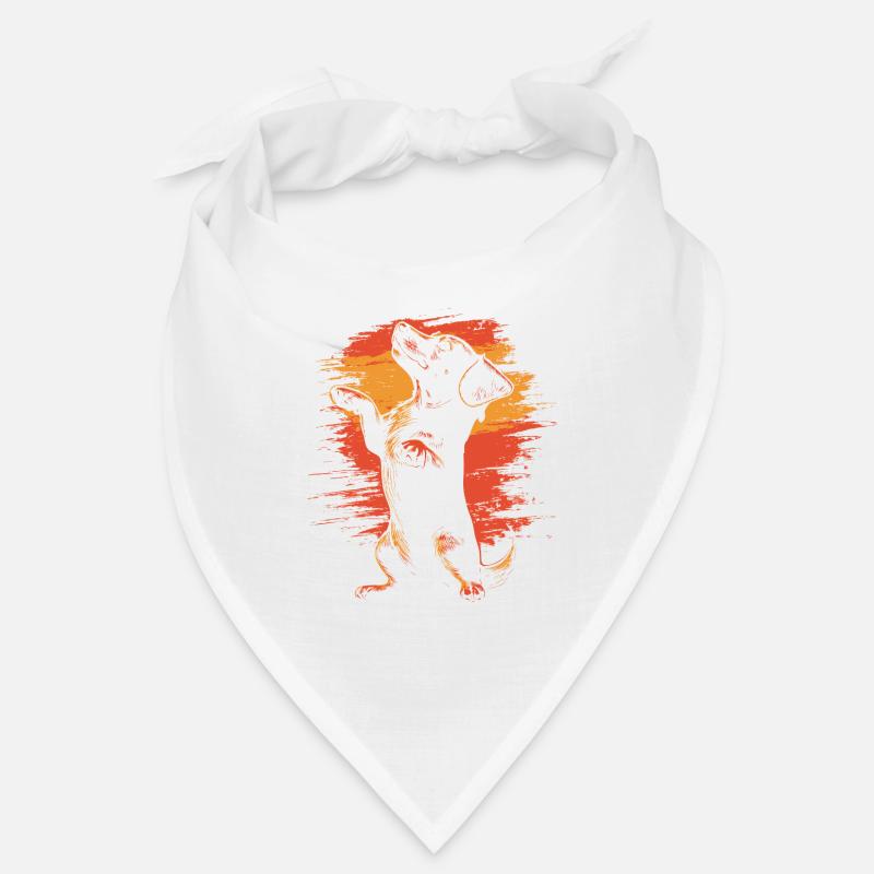 Teckel Vintage Silhouette Bandana