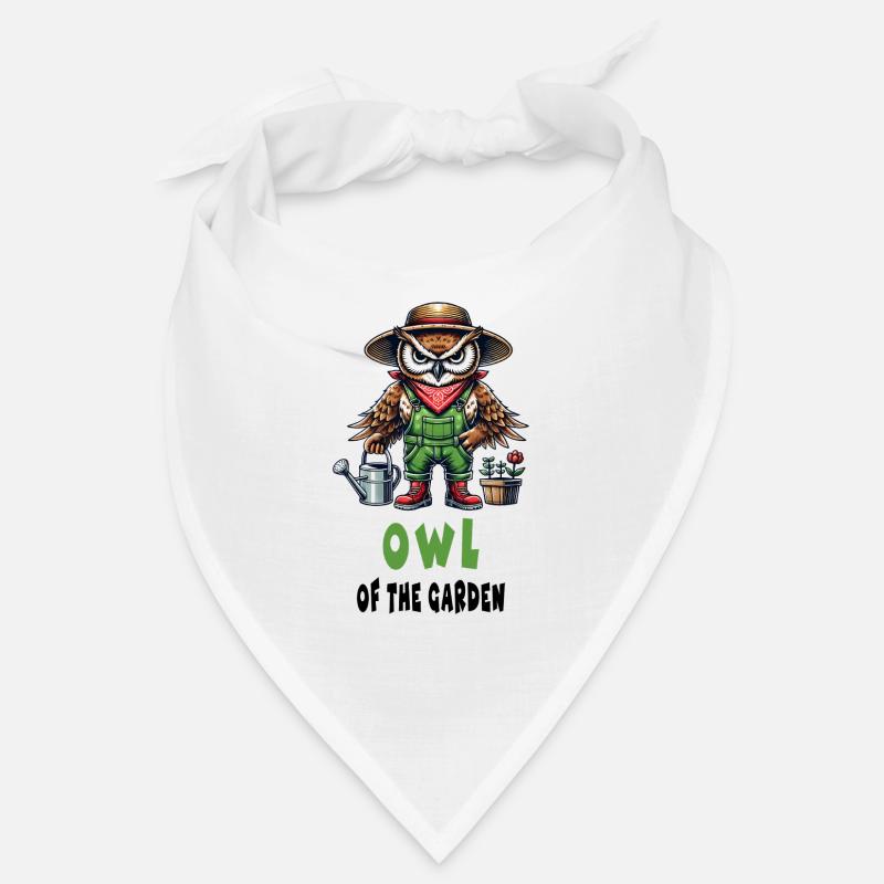 Eule des Gartens Design Bandana