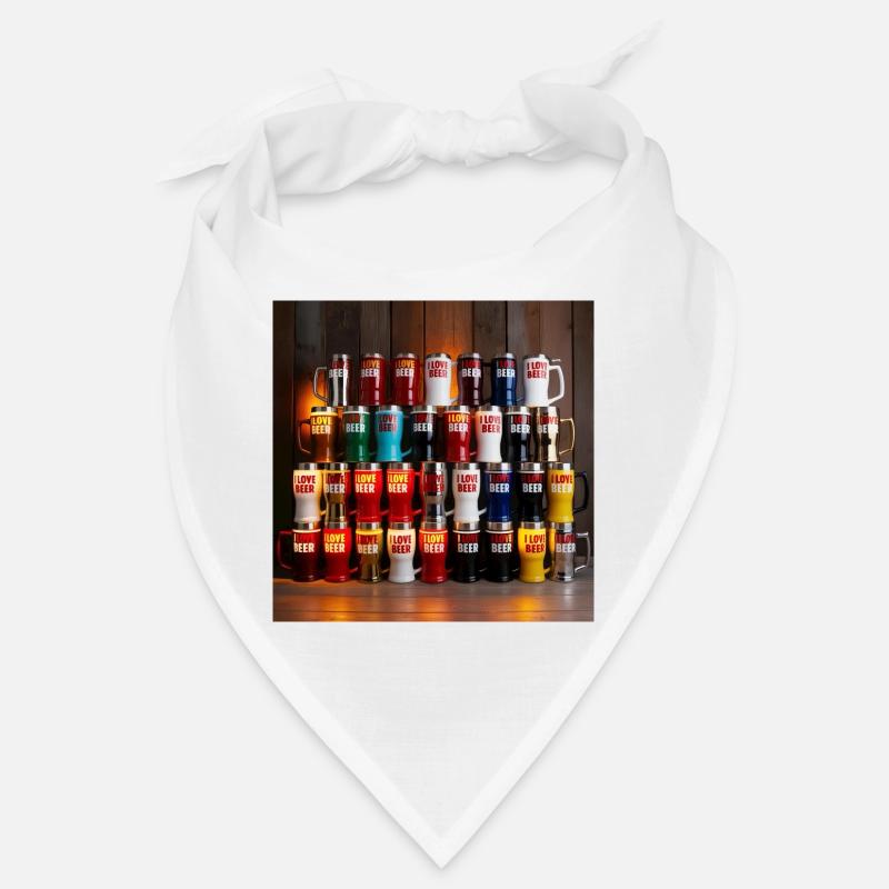 J’adore la collection de chopes à bière Bandana