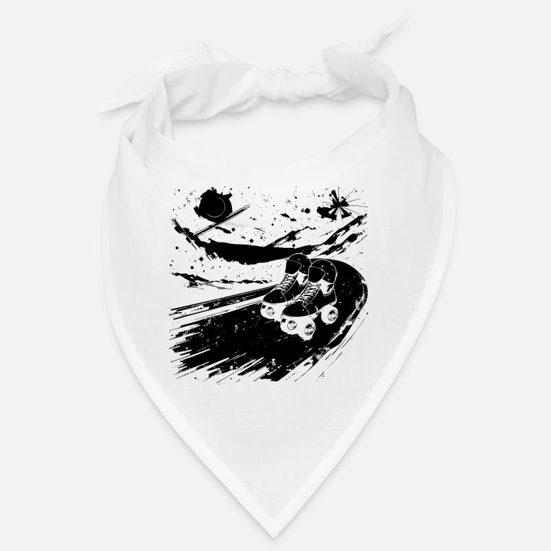 Roller Skating Drawing Bandana