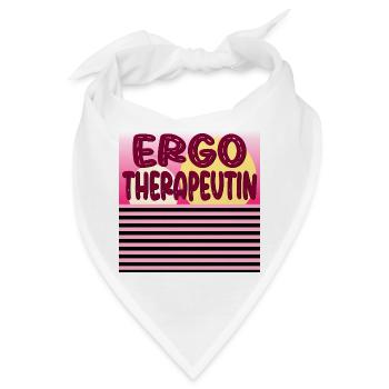ERGOTHERAPEUTIN ERGOTHERAPIE - Bandana - Weiß - Vorne